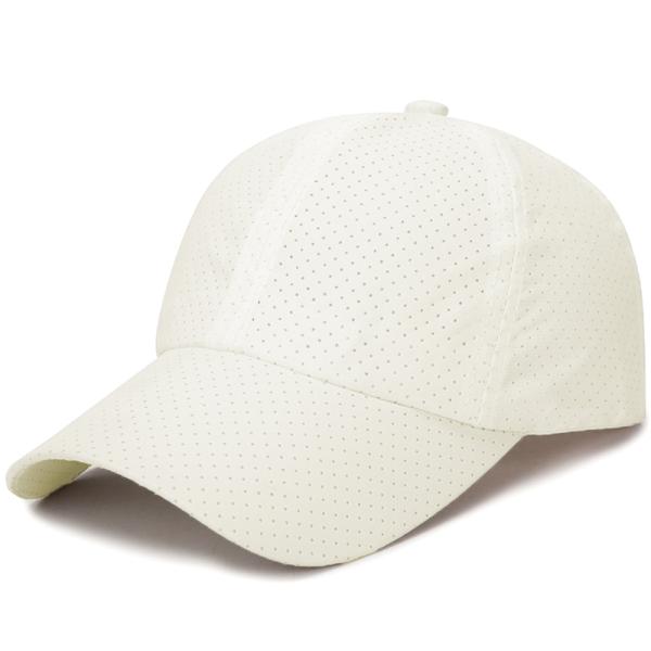 ☆ ホワイト キャップ ランニング 通販 ランニングキャップ ジョギング スポーツキャップ メッシュ...