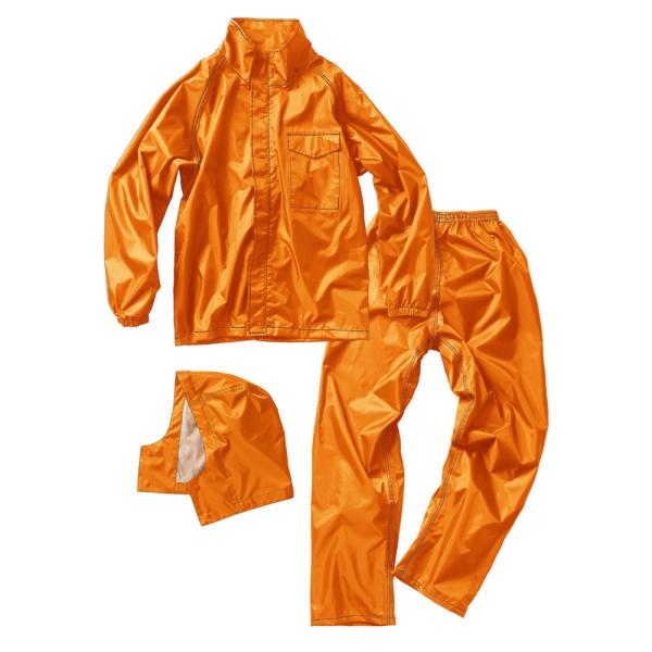 ☆ オレンジ ☆ Lサイズ ☆ Makku マック チェンジCOレインスーツ Makku マック レ...
