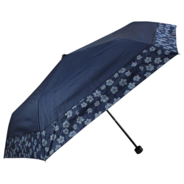 ☆ 6693ネイビー ☆ ATTAIN 晴雨兼用 折りたたみ傘 50cm 晴雨兼用傘 遮熱 折りたた...