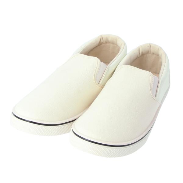 ☆ IVORY ☆ S(26.0-26.5cm) ☆ メンズ スリッポン スリッポン メンズ スニー...