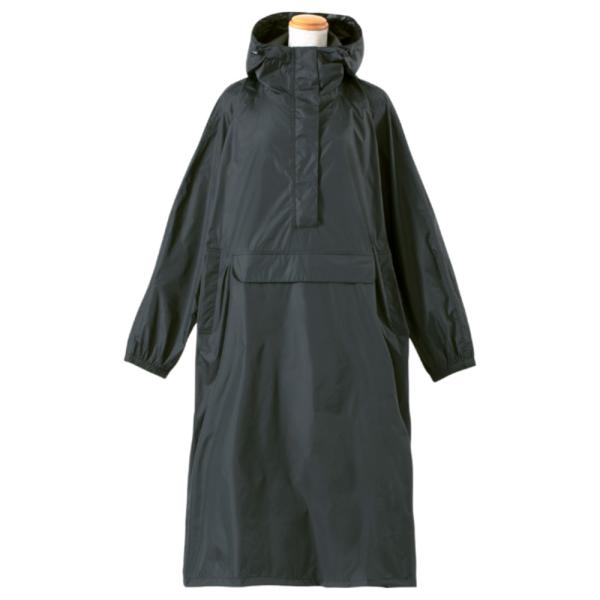 ☆ ブラック ☆ because ビコーズ アノラックロングパーカ because レインコート ビ...