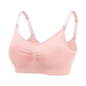 ☆ ライトピンク ☆ Mサイズ 授乳ブラ 前開き 通販 大きいサイズ ノンワイヤー 可愛い 授乳 ブラジャー マタニティブラジャー シンプル 無