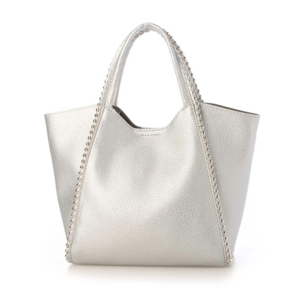 ☆ シルバー ☆ cache cache カシュカシュ ボールチェーン2wayミニトートバッグ ca...