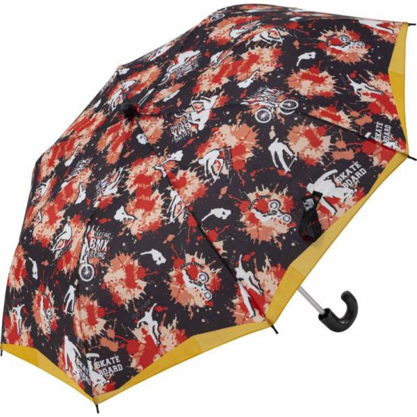 ☆ スポーツXブラック ☆ キッズ 折りたたみ傘 50cm 折りたたみ傘 キッズ 50cm 傘 かさ...