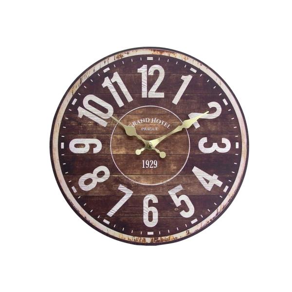 ☆ GRANDHOTEL ☆ オールドルック ウォールクロック キーストーン 壁掛け時計 key s...