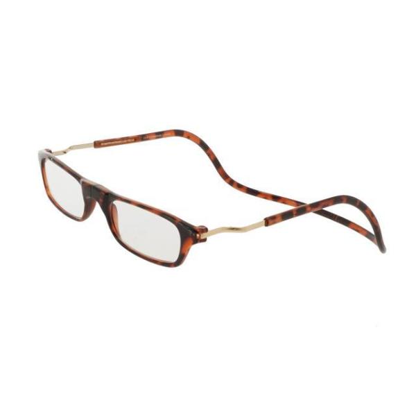 ☆ ダークデミ ☆ 度数1 クリックリーダー 老眼鏡 シニアグラス リーディンググラス 老人 おしゃ...