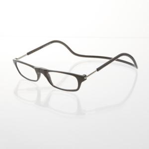 ブラック   度数1.5 クリックリーダー 老眼鏡 clic readers シニアグラス リーディンググラス マグネット 非球面 おしゃれ 1.0 首かけ