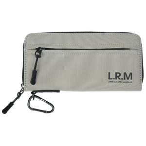 ☆ ライトグレー ☆ L.R.M ナイロン隠しジップロング財布 lrm 財布 CMK23-0963 長財布 さいふ ロングウォレット ラウンドファスナー｜lucky13