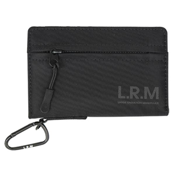 ☆ ブラック ☆ L.R.M ナイロン隠しジップミドル財布 lrm 財布 CMK23-0964 ミニ...