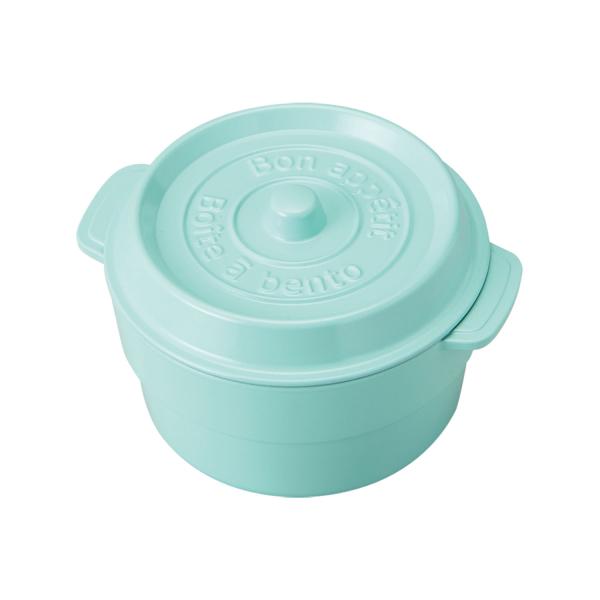 ☆ ミント お弁当箱 おしゃれ ランチボックス 2段 530ml COCOPOT ミニココット型 弁...