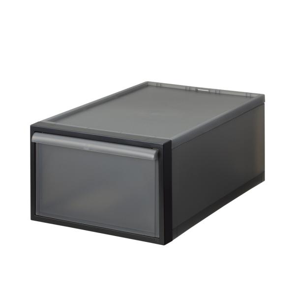 ☆ ブラック ☆ like-it クローゼットシステム 引出し M クローゼット収納 引き出し 日本...