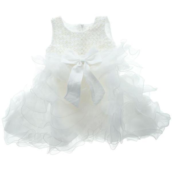 ☆ ホワイト ☆ 80 ドレス 子供 女の子 通販 ベビー 結婚式 プリンセスドレス 子供用 ピアノ...