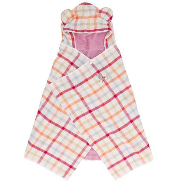 ☆ ピンク フード付き バスタオル 通販 出産祝い 今治 ガーゼ パイル 日本製 フード付きタオル ...