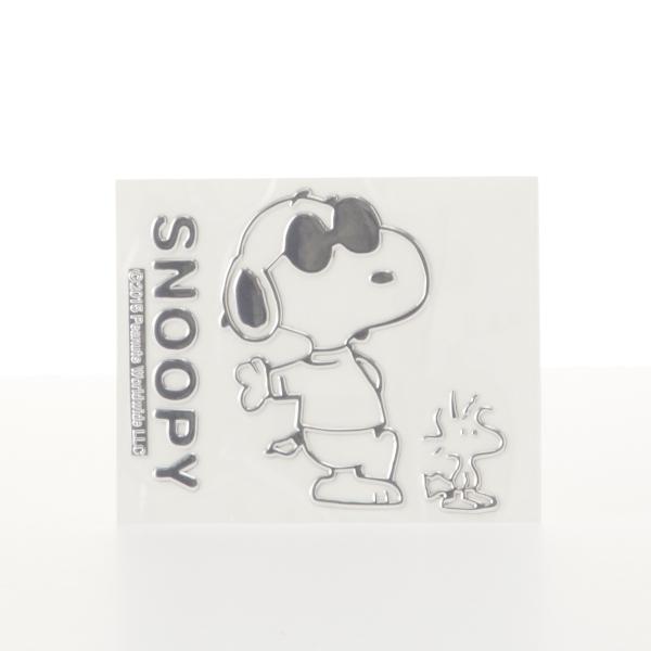 ☆ SN107C ステッカー 車 スヌーピー SNOOPY エンブレムステッカー エンブレム スーツ...
