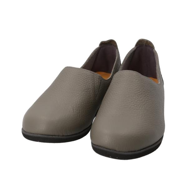 ☆ モスグレー ☆ 23cm ☆ Figurino フィグリーノ オブリークトゥスリッポン FT10...