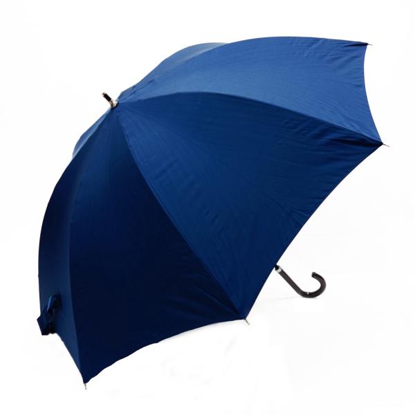 ☆ ネイビー ☆ 耐久撥水 長傘 60cm 長傘 60cm 男女兼用 雨傘 傘 かさ カサ アンブレ...