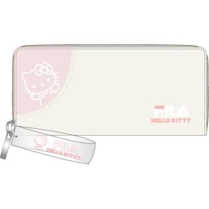 ☆ キティポケットIV ☆ FILAxSANRIO 長財布 サンリオ 長財布 sanrio フィラ FILA 財布 ラウンド長財布 お財布 さいふ サイフ 大人 女子