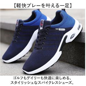 ☆ ブルー ☆ 39(25cm) ☆ ゴルフシ...の詳細画像3
