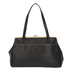 がま口バッグ トート ショルダー あおりポケット付き 2way仕様