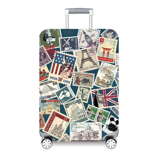 ☆ H ☆ S ☆ スーツケースカバー 伸縮 おしゃれ 見つけやすい スーツケースカバー おしゃれ ...