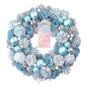 ☆ ブルーベリールミナス ☆ ナチュラルリース L リース 玄関 Lサイズ ナチュラルリース L フラワーアレンジメント 造花 母の日