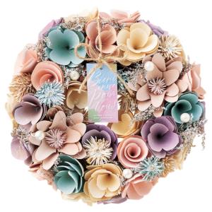 ☆ シフォンフェアリー ☆ ナチュラルリース M ナチュラルリース M フラワーアレンジメント 造花 ブリザードフラワー ギフト 箱入り