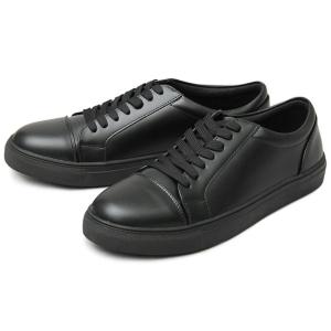 ☆ BLACK-A ☆ L(約27cm-27.5cm) ☆ glabella LACEUP SNEAKERS スニーカー メンズ 白 黒 ホワイト ブラック ローカット レースアップ｜lucky13