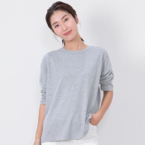 ☆ 09.杢グレー ☆ LLサイズ ☆ コットン天竺7分袖Tシャツ 7分丈 Tシャツ レディース カットソー 七分袖 7分袖 ロンT 七分 綿 コットン｜lucky13