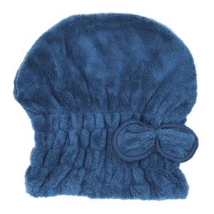 ☆ インディゴブルー タオルキャップ 大人 通販 ヘアドライキャップ