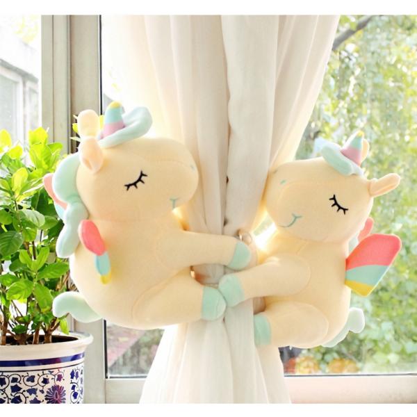 ☆ イエロー ☆ カーテンホルダー カーテン タッセル かわいい 通販 動物 アニマル ぬいぐるみ ...