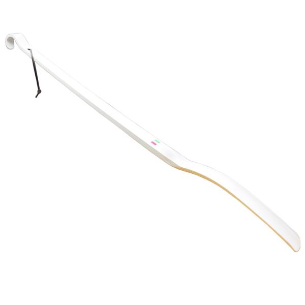 ☆ ホワイト ☆ イタリア製 スーパーロングエッテ 靴べら 長い 80cm ロングシューホーン シュ...