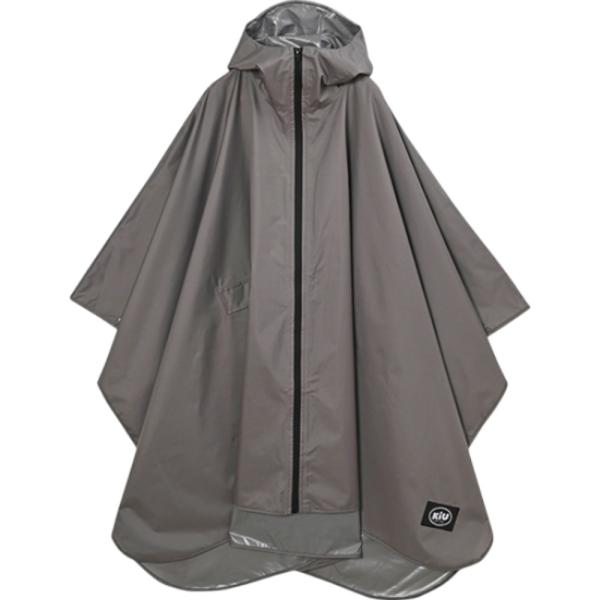 ☆ 948.ライトグレー（LGY） ☆ KiU キウ レインポンチョ 2ND kiu キウ レインコ...
