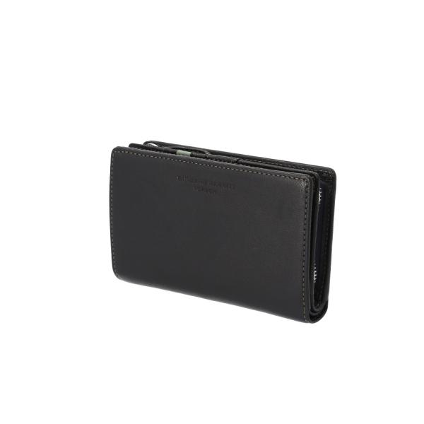 ☆ NAVY ☆ KATHARNE HAMNETT LONDON 二つ折り財布 katharine ...