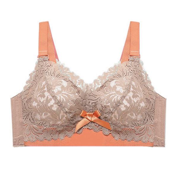 ☆ ブラウン ☆ 80D ☆ 小さく見せる ブラジャー kbr902 小さく見せるブラ ブラジャー ...