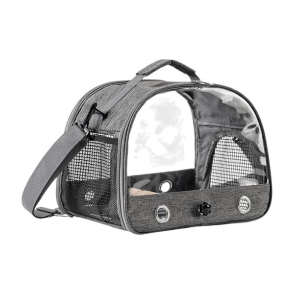☆ グレー ☆ 鳥 バッグ 外出 鳥 キャリー バッグ キャリーバッグ キャリーバック 鳥用キャリー...