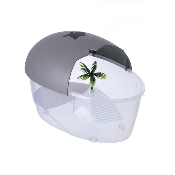 ☆ グレー ☆ 亀用水槽 飼育ケース 亀 飼育ケース カメの水槽 カメの飼育ケース 亀の水槽 タート...