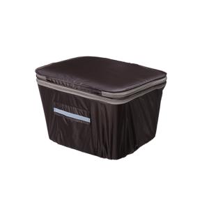 ☆ KW-801P.ヒョウ 自転車 後ろカゴカバー 防水 おしゃれ 2段式後カゴ