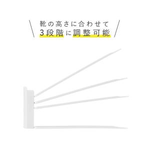 ☆ ホワイト シューズホルダー 6個セット 通...の詳細画像5