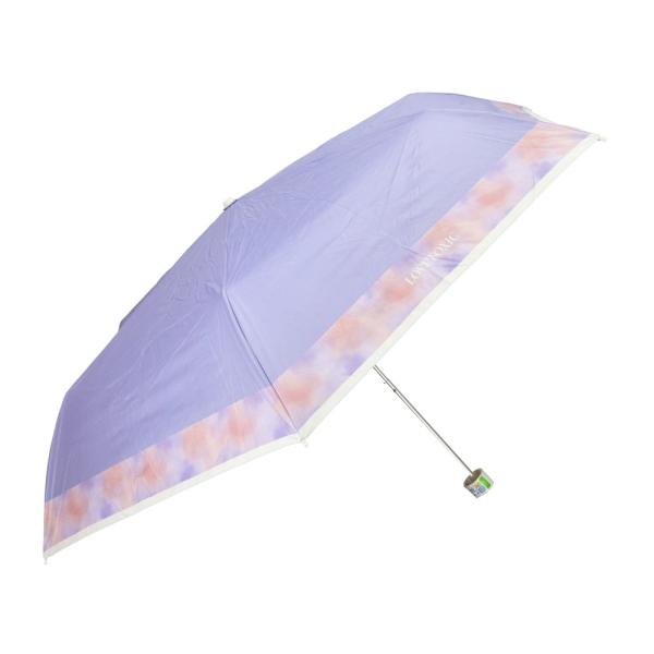☆ ライトパープル ☆ LOVETOXIC 折傘 雨晴兼用傘 子供 折りたたみ傘 晴雨兼用 Love...