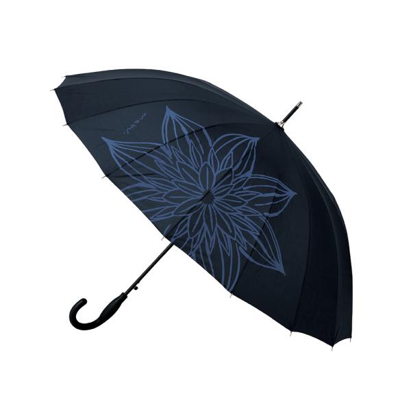 ☆ 40238.クレマチス 傘 レディース 長傘 ワンタッチ 通販 ブランド おしゃれ 丈夫 ジャン...
