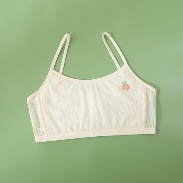 ☆ タイプB×ベージュ ☆ 80A ☆ スポーツ ジュニアブラ 2タイプ mamjrbr889 ジュ...