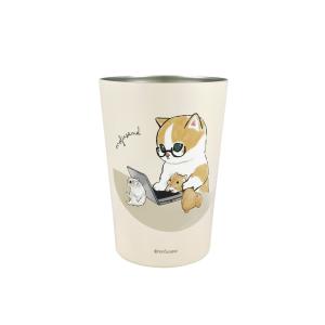 ☆ 在宅ワークにゃん ☆ mofusand モフサンド 2WAY真空二重タンブラー 450ml タンブラー 450ml mofusando モフサンド