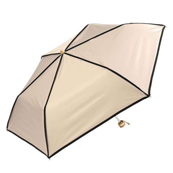 ☆ パイピングベージュ ☆ MINI PARASOL 遮光 遮熱 50cm 晴雨兼用傘 niftyc...