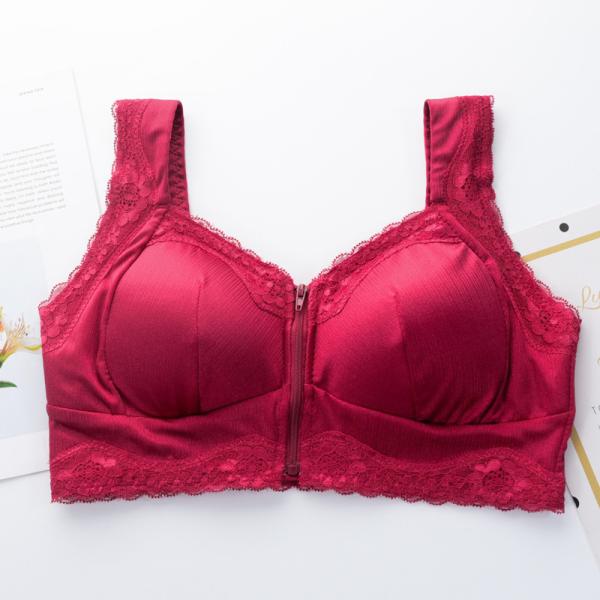 ☆ ワインレッド ☆ 34/75BC ☆ ブラジャー フロントホック mmfthcbr725b ブラ...