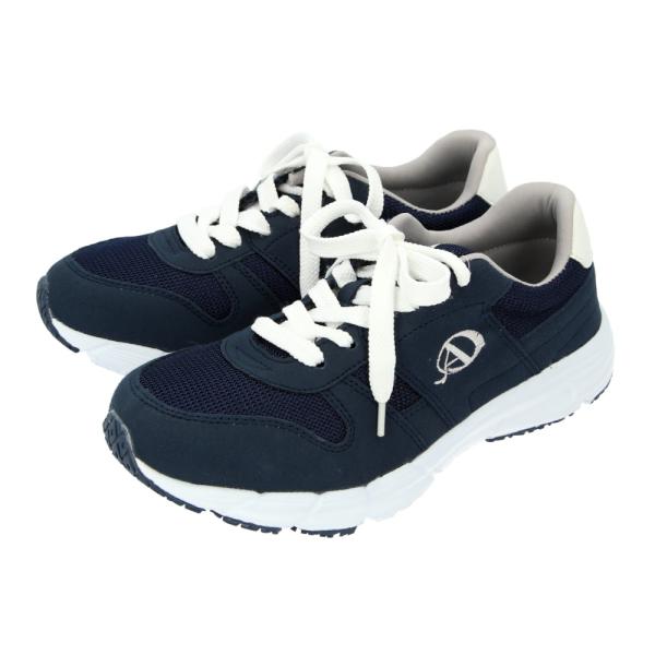 ☆ ネイビー ☆ 24.5cm スニーカー おしゃれ 通販 レディース メンズ 3E 4E あなた想...