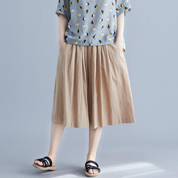 ☆ ベージュ ☆ ワイドパンツ nawp8183 キュロット レディース キュロットパンツ キュロッ...