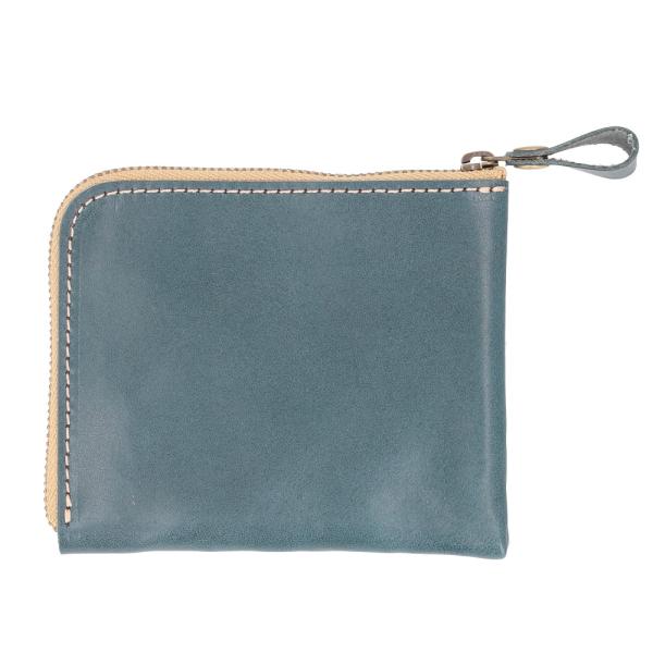 ☆ NAVY ☆ Native Creation L字ファスナー薄型財布 ミニ財布 レディース 日本...