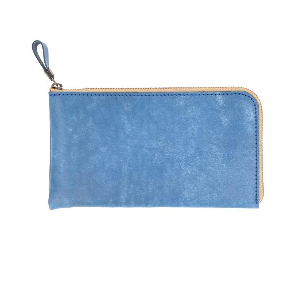 ☆ BLUE ☆ Native Creation L字ファスナー薄型長財布 長財布 レディース 薄い...