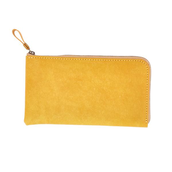 ☆ YELLOW ☆ Native Creation L字ファスナー薄型長財布 長財布 レディース ...
