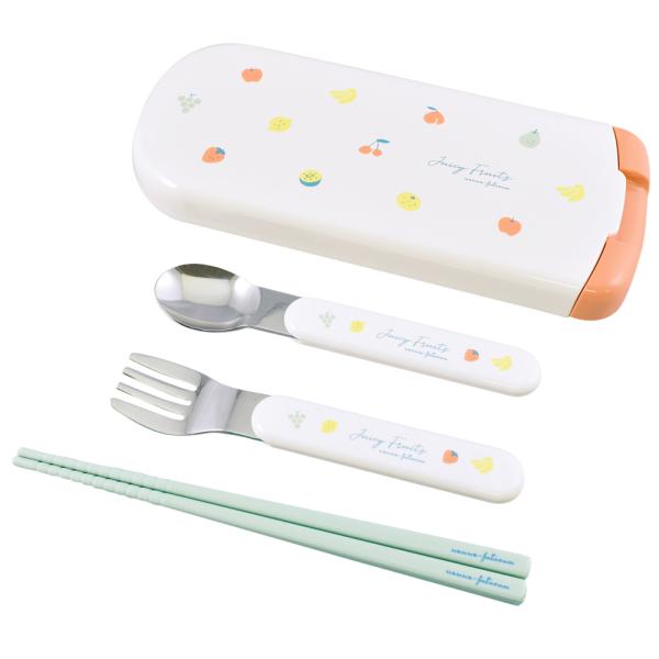 ☆ フルーツ トリオセット 通販 箸 フォーク スプーン 3点セット カトラリー 男の子 女の子 か...